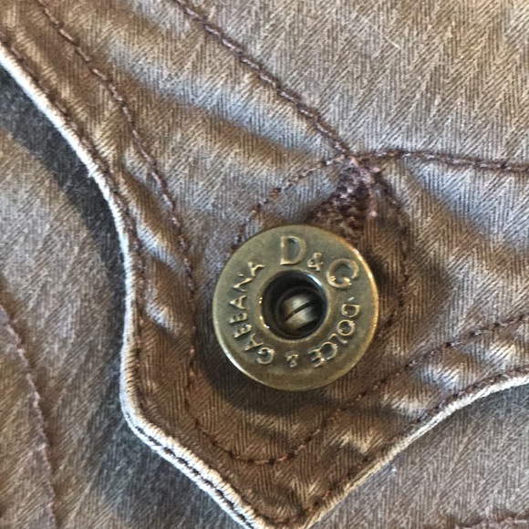 Vintage Glamour Dolce and Gabbana Jeans Capris DG - Picture 8 of 12